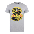 Heather Grey - Front - Cobra Kai Mens Logo T-Shirt