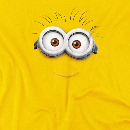 Yellow - Side - Minions Childrens-Kids Phil Face T-Shirt