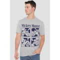 Sport Heather - Back - Disney Mens Mickey Mouse Pixelated T-Shirt