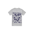Sport Heather - Front - Disney Mens Mickey Mouse Pixelated T-Shirt