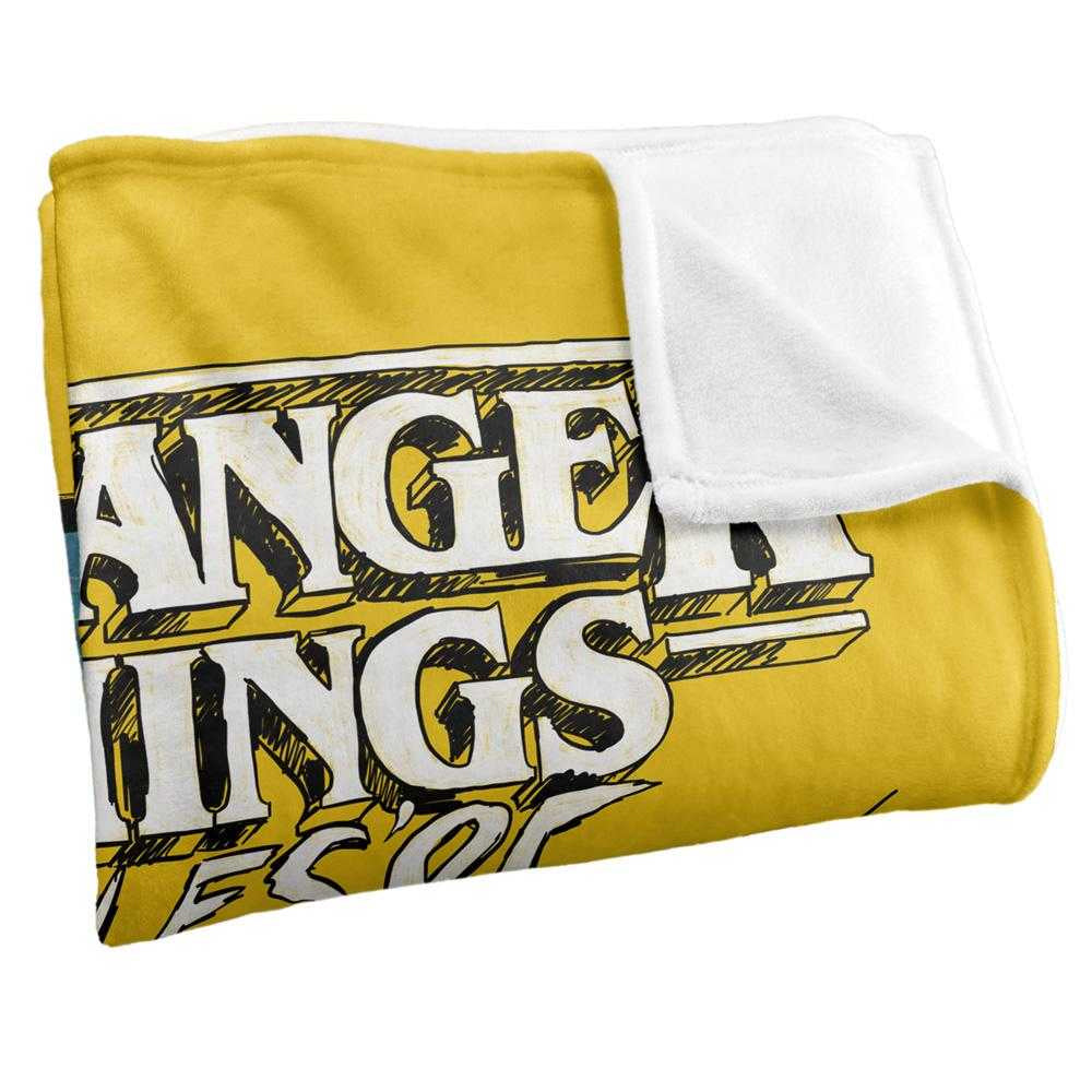 Multicoloured - Side - Stranger Things: Tales from ´85 Group Poster Soft Touch Blanket