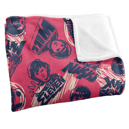 Multicoloured - Side - Stranger Things: Tales from ´85 Friends All-Over Print Blanket