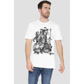 White - Back - The Nightmare Before Christmas Mens Jack Sally Monster Drawing T-Shirt