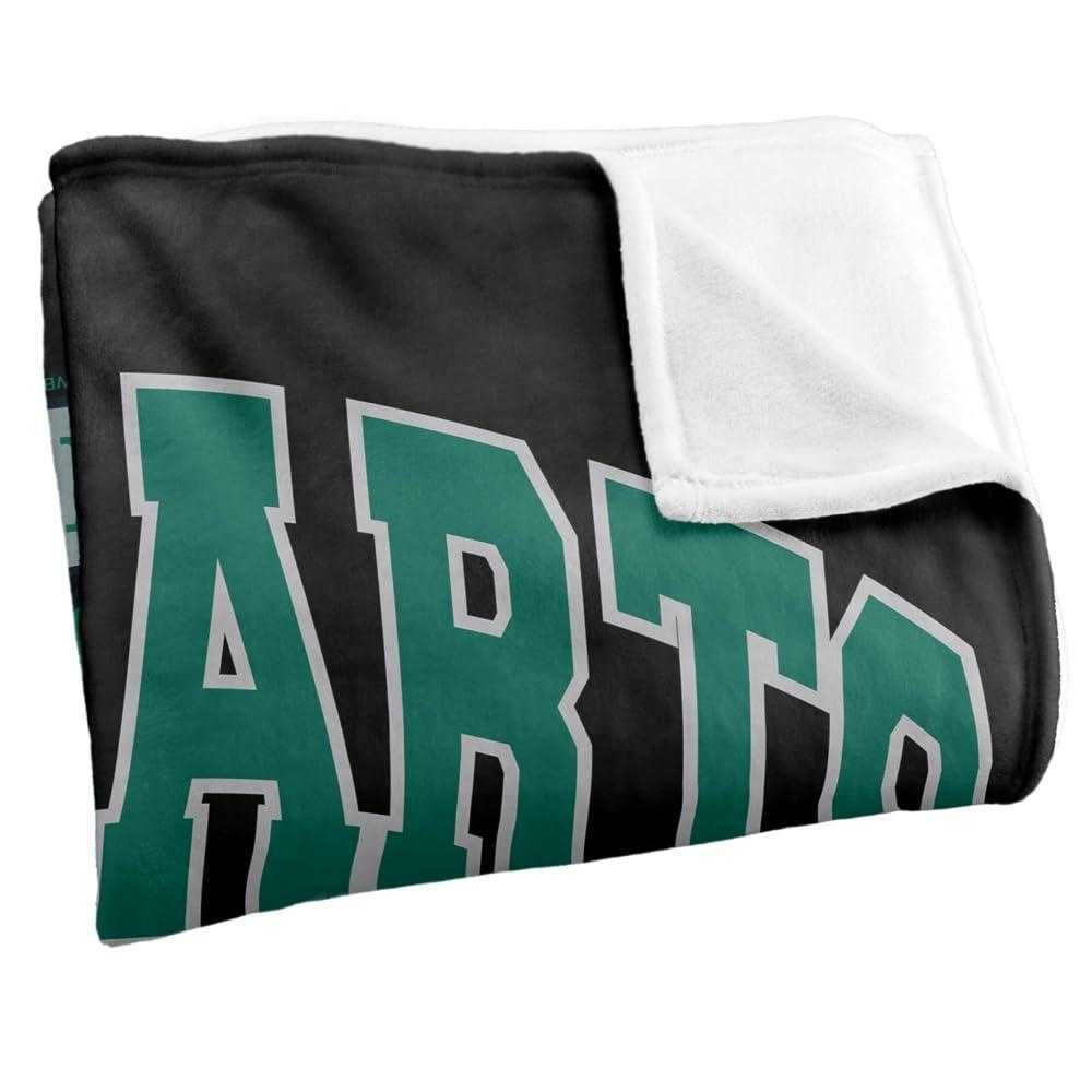 Multicoloured - Side - Harry Potter Hogwarts Slytherin Soft Touch Blanket