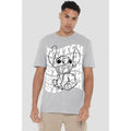 Sport Heather - Back - Lilo & Stitch Mens Sketch Name Repeat T-Shirt