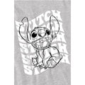 Sport Heather - Lifestyle - Lilo & Stitch Mens Sketch Name Repeat T-Shirt
