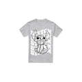 Sport Heather - Front - Lilo & Stitch Mens Sketch Name Repeat T-Shirt