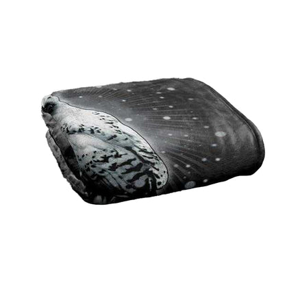 Black-White - Back - Harry Potter Hedwig Snow Soft Touch Blanket