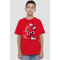 Red - Back - Disney Childrens-Kids Mickey Mouse Geometric Shapes T-Shirt