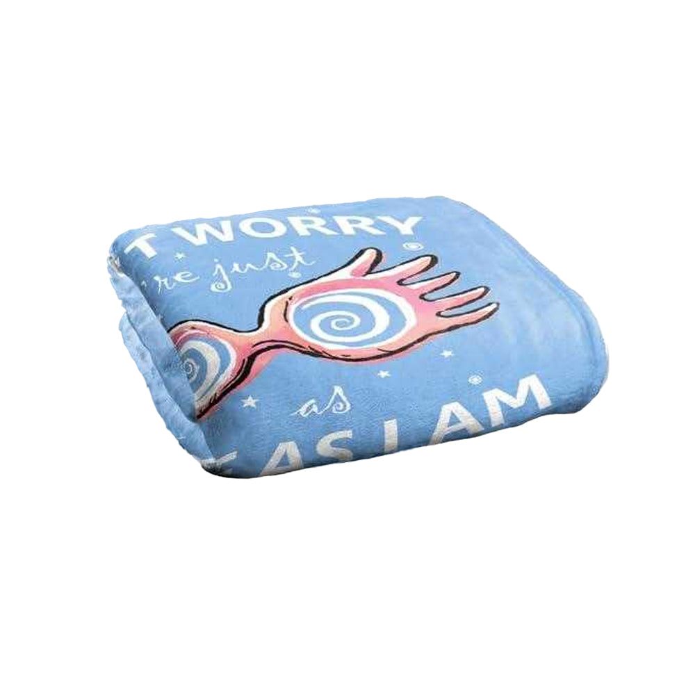 White - Back - Harry Potter Luna Lovegood Spectrespecs Blanket