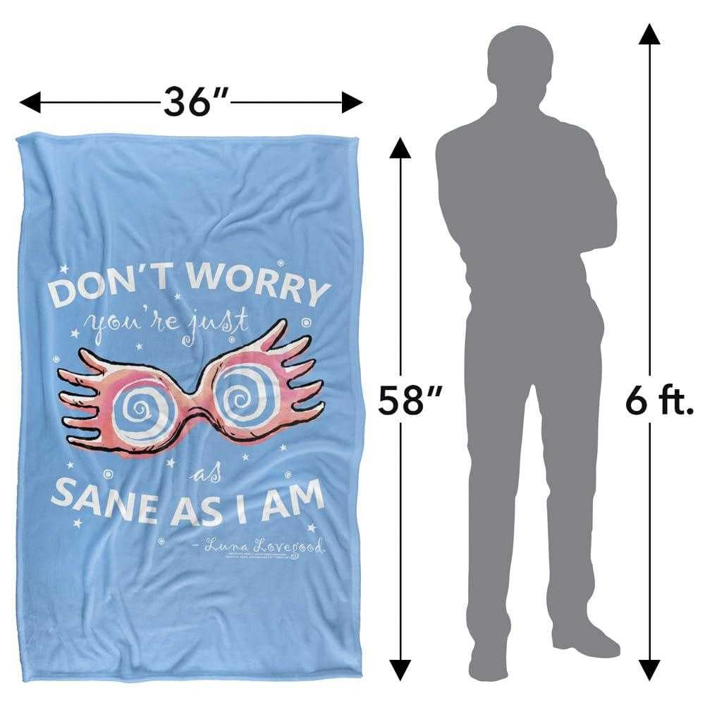White - Lifestyle - Harry Potter Luna Lovegood Spectrespecs Blanket