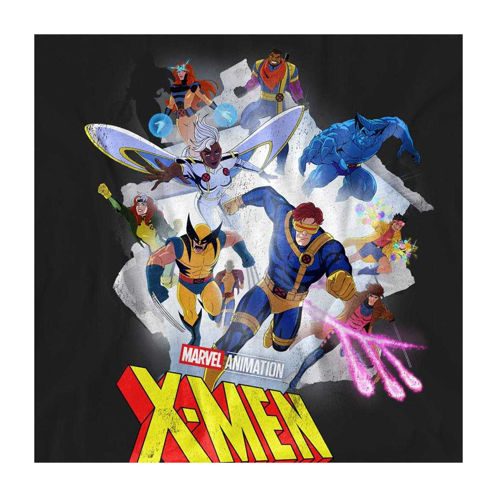 Black - Side - X-Men 97 Womens-Ladies Mutant Poster Regular T-Shirt