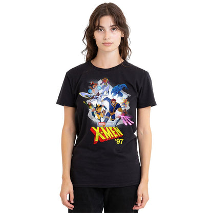 Black - Lifestyle - X-Men 97 Womens-Ladies Mutant Poster Regular T-Shirt