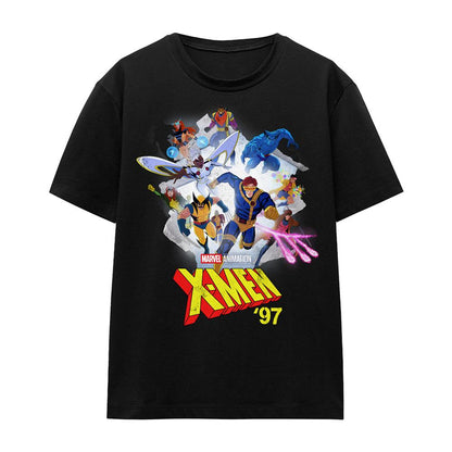 Black - Front - X-Men 97 Womens-Ladies Mutant Poster Regular T-Shirt