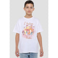 White - Back - Winnie the Pooh Childrens-Kids Christmas Wishes Pooh Tigger Piglet T-Shirt