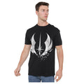 Black - Back - Star Wars Mens Jedi Obi Wan Kenobi Shattered T-Shirt