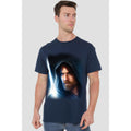 Navy - Back - Star Wars Mens Obi Wan Kenobi Poster T-Shirt