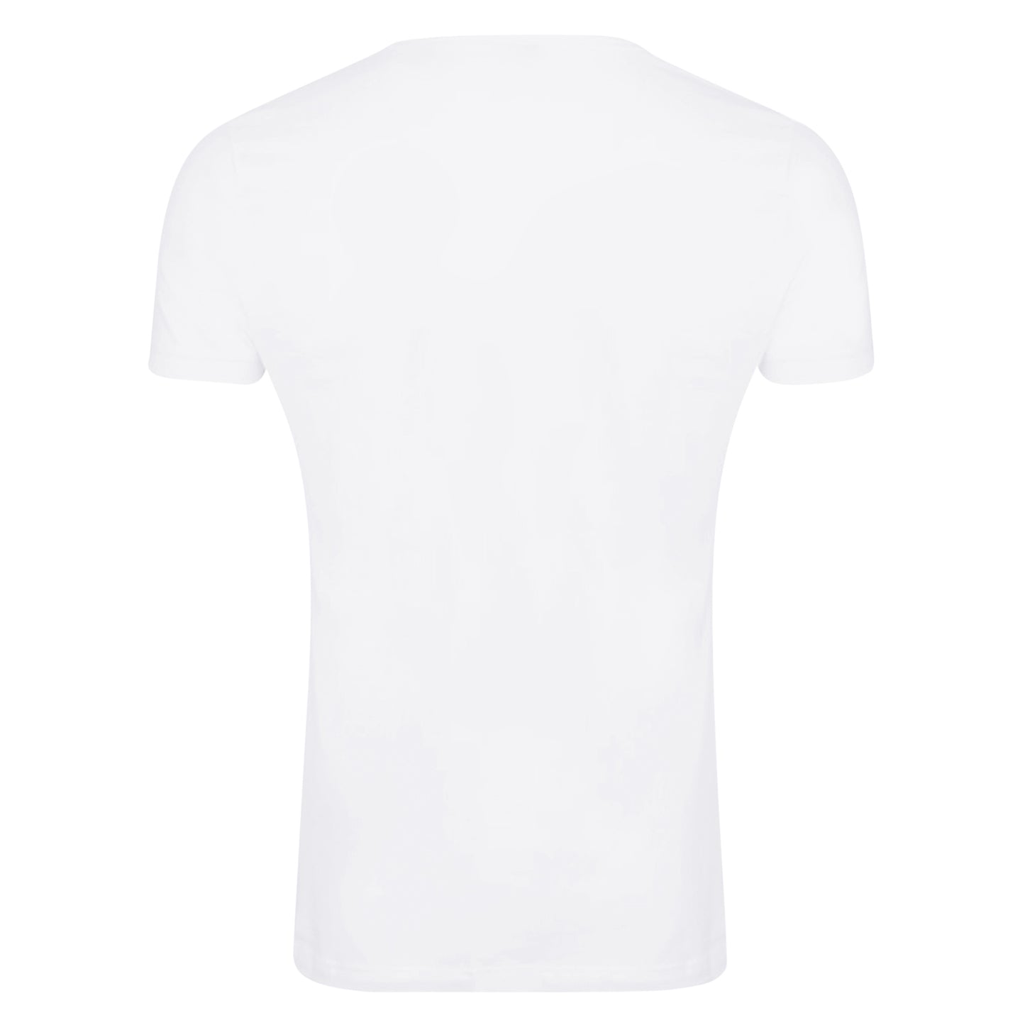 White-Blue-Red - Back - Jaws Mens Poster T-Shirt