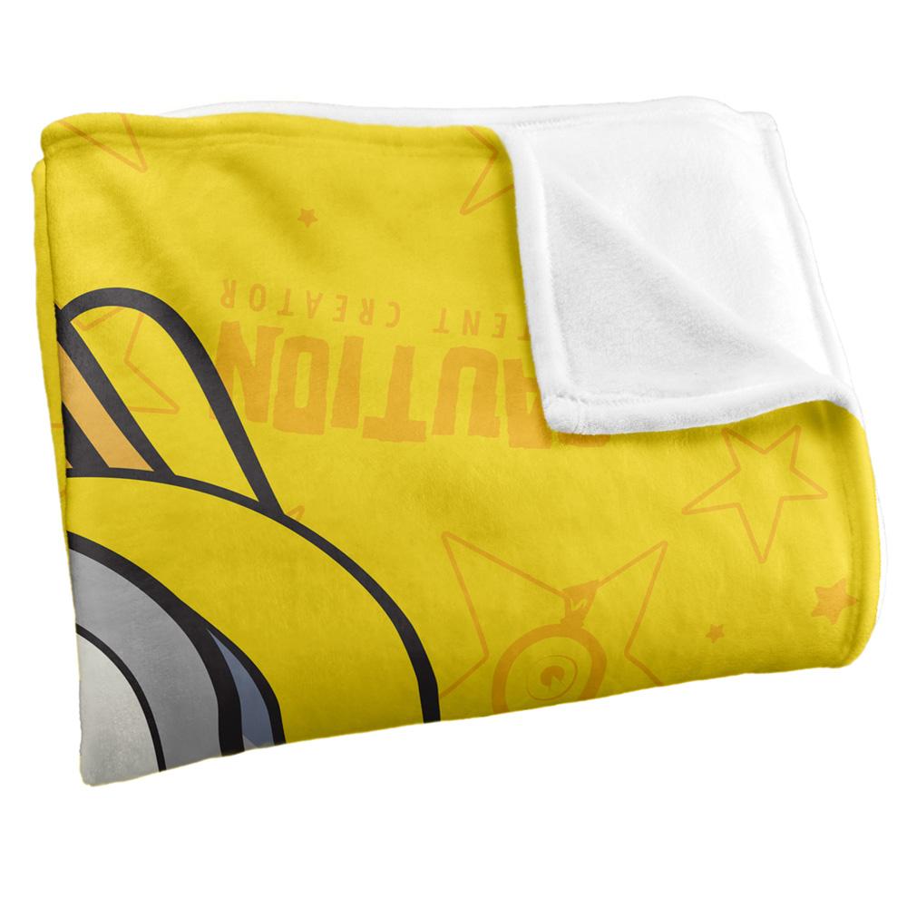 Yellow - Side - Minions James Caution Content Creator Blanket