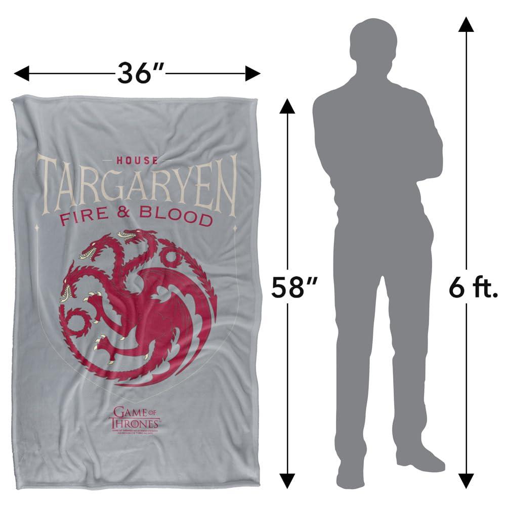 Multicoloured - Lifestyle - Game Of Thrones House Targaryen Sigil Blanket