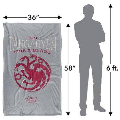 Multicoloured - Close up - Game Of Thrones House Targaryen Sigil Blanket