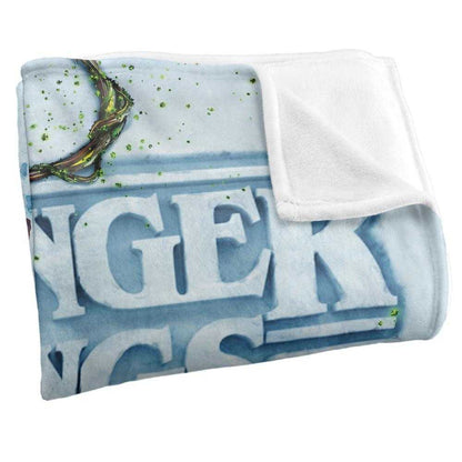 Blue - Side - Stranger Things: Tales from ´85 Snow Blanket