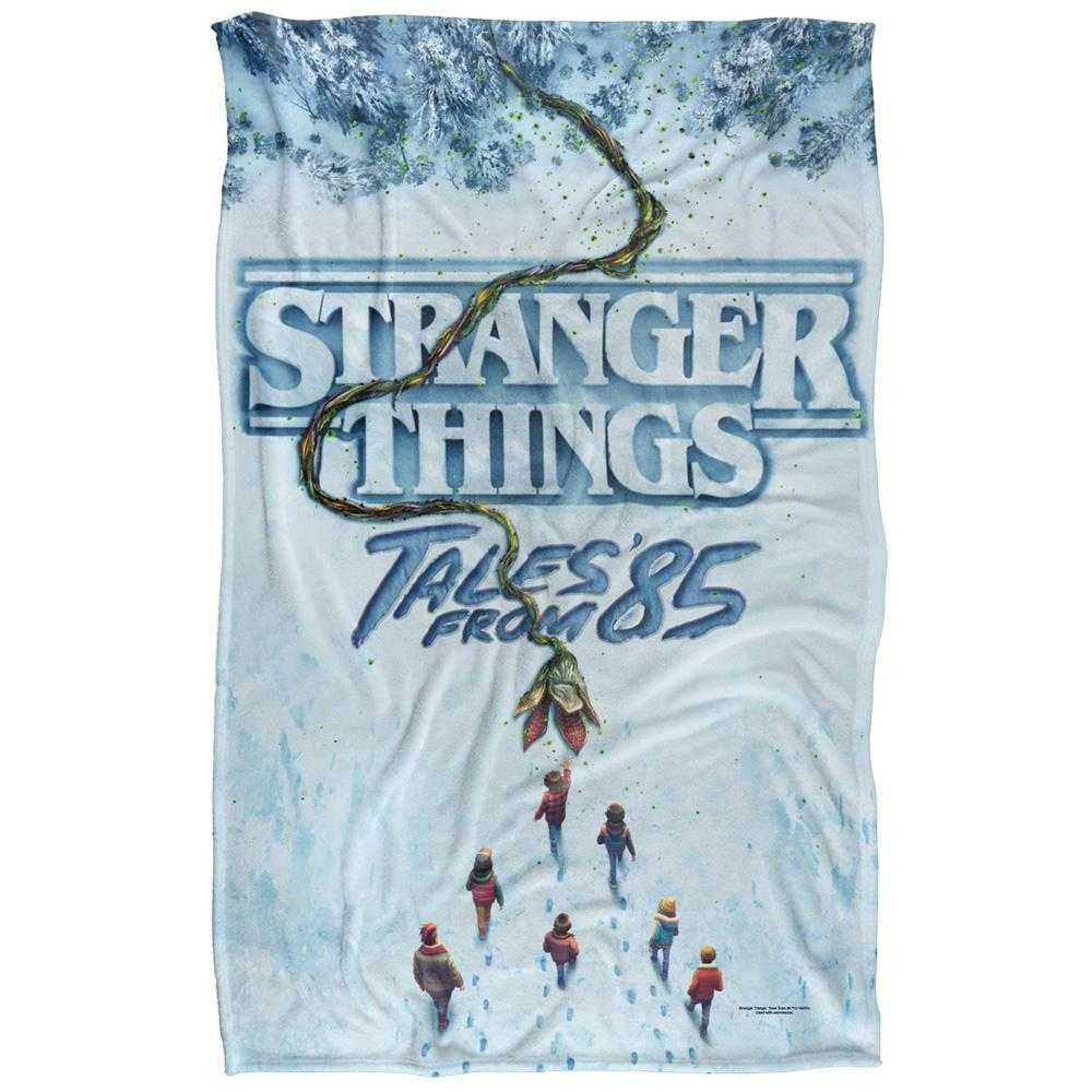 Blue - Front - Stranger Things: Tales from ´85 Snow Blanket