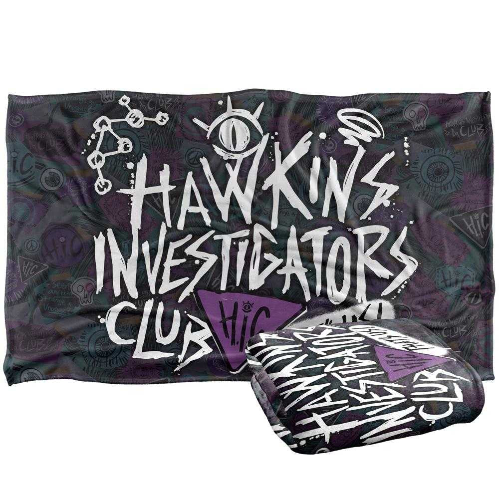 Multicoloured - Back - Stranger Things: Tales from ´85 Hic Scribble Soft Touch Blanket