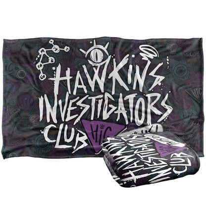 Multicoloured - Back - Stranger Things: Tales from ´85 Hic Scribble Soft Touch Blanket