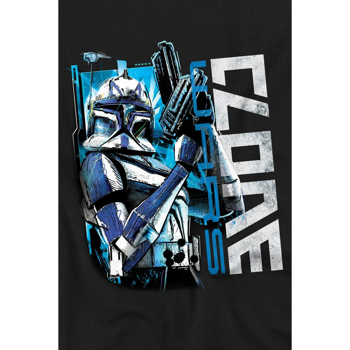 Black - Lifestyle - Star Wars Mens Clone Rex T-Shirt