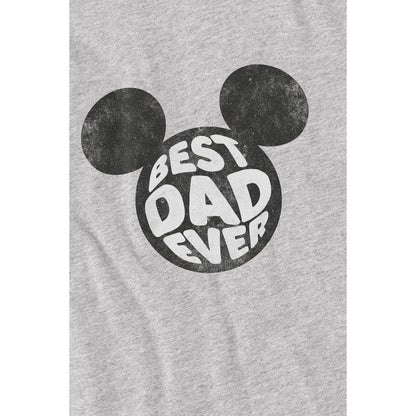 Sport Heather - Lifestyle - Disney Mens Best Dad Ever Mickey Mouse T-Shirt