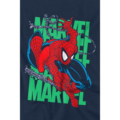 Navy - Lifestyle - Spider-Man Mens Wall Crawling T-Shirt