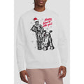 White - Back - Star Wars Unisex Adult Merry Christmas Droids Sweatshirt