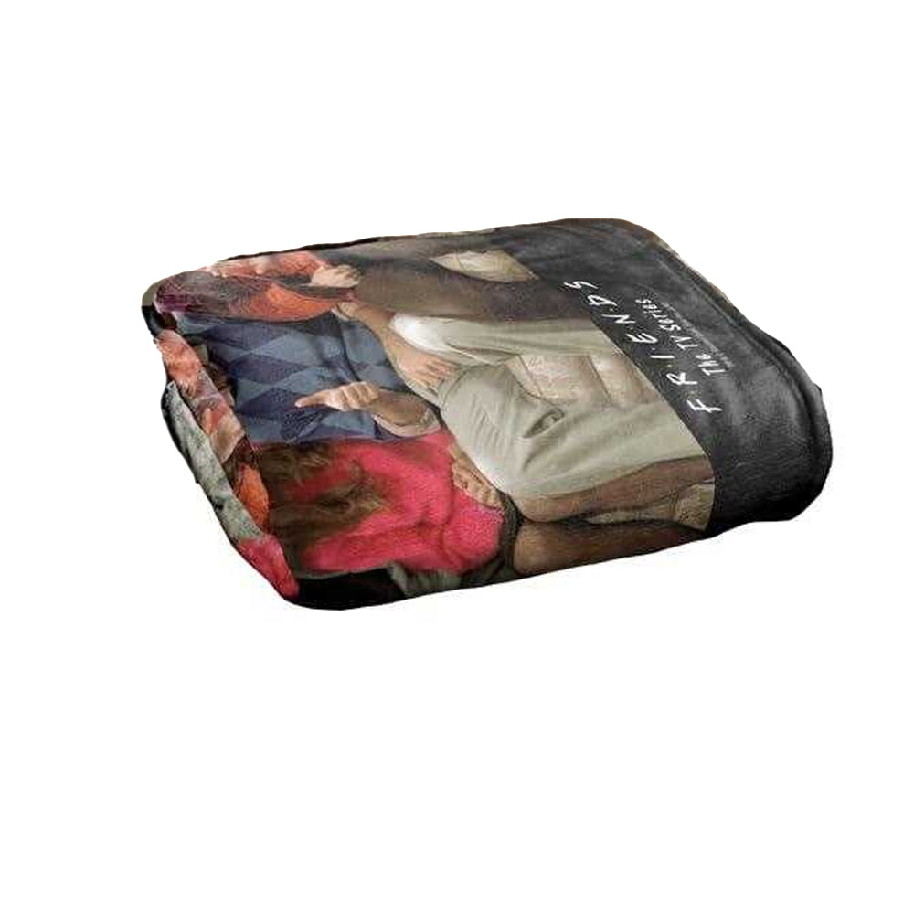 Multicoloured - Back - Friends Throwback Soft Touch Blanket