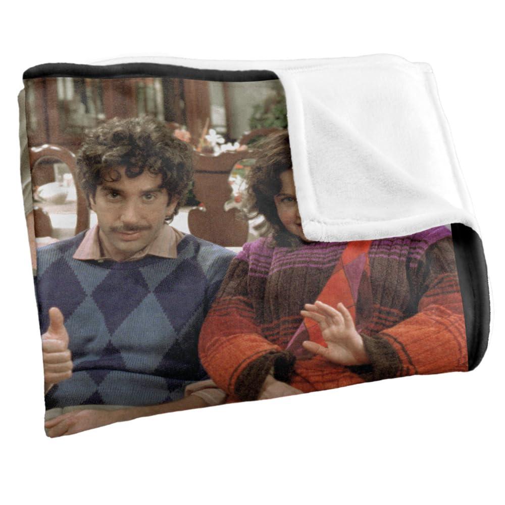 Multicoloured - Side - Friends Throwback Soft Touch Blanket