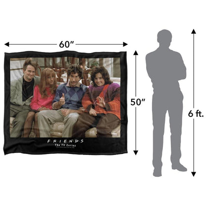 Multicoloured - Lifestyle - Friends Throwback Soft Touch Blanket