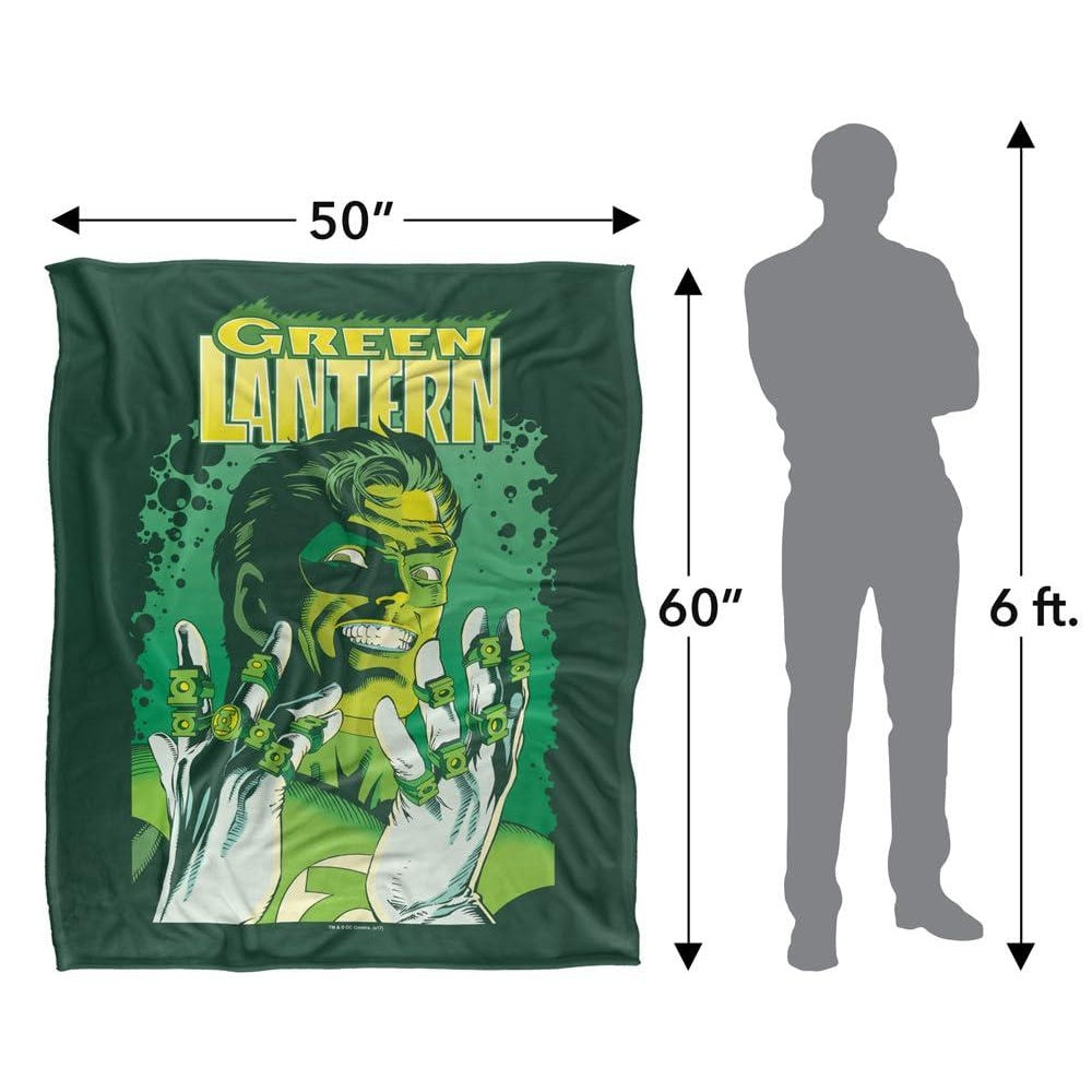Multicoloured - Lifestyle - Justice League Green Lantern Soft Touch Blanket