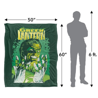 Multicoloured - Lifestyle - Justice League Green Lantern Soft Touch Blanket