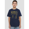 Navy - Back - Star Wars Childrens-Kids Rebel 77 T-Shirt