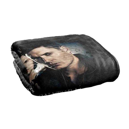 Multicoloured - Back - Supernatural Sam & Dean Join The Hunt Soft Touch Blanket