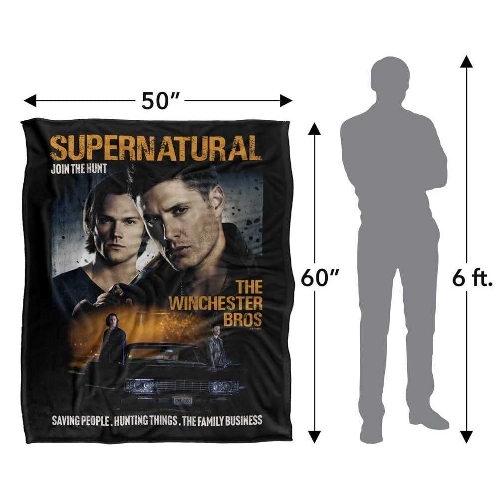 Multicoloured - Lifestyle - Supernatural Sam & Dean Poster Blanket