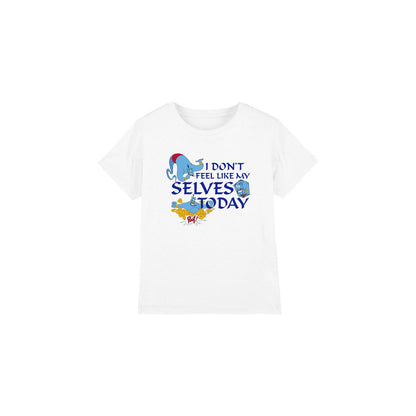 White - Front - Aladdin Childrens-Kids I Don´t Feel Like My Selves Today T-Shirt