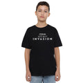 Black - Side - Marvel Childrens-Kids Secret Invasion Logo T-Shirt