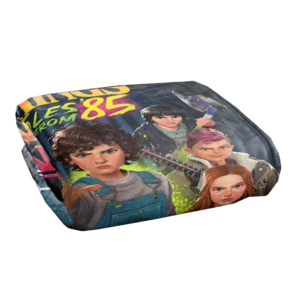 Pink-Green - Back - Stranger Things: Tales from ´85 Hic Poster Blanket