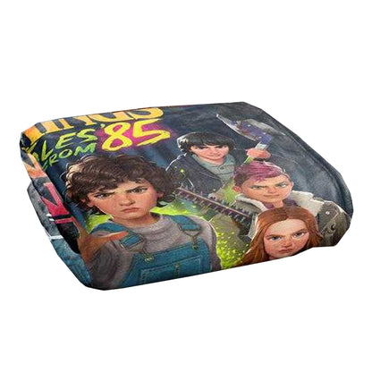 Pink-Green - Back - Stranger Things: Tales from ´85 Hic Poster Blanket