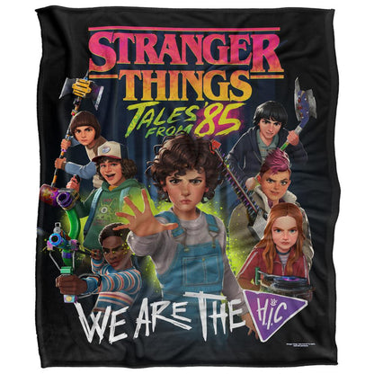 Pink-Green - Front - Stranger Things: Tales from ´85 Hic Poster Blanket