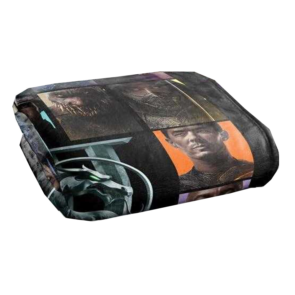 Multicoloured - Back - Mortal Kombat Character Square Blanket