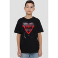 Black - Back - Spider-Man Childrens-Kids Miles Morales Costume T-Shirt