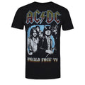 Black - Front - AC-DC Mens World Tour 79 T-Shirt