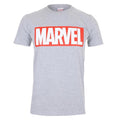 Sports Grey - Front - Marvel Comics Mens Core Logo T-Shirt